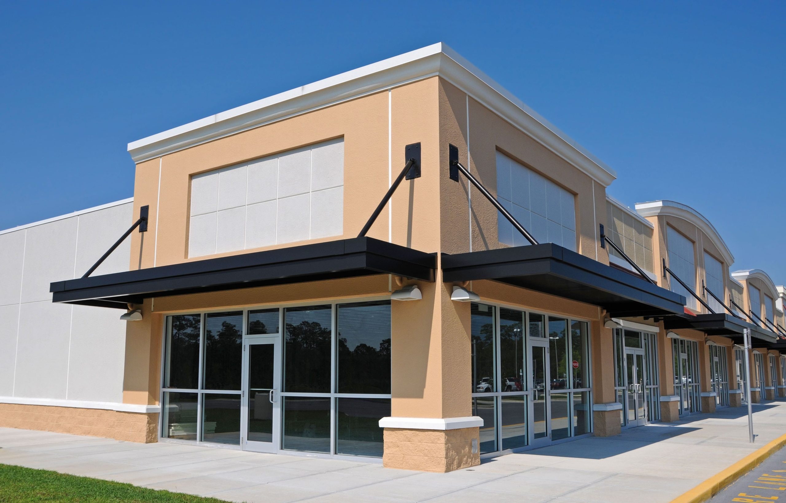 Durable commercial awning installation in Topeka
